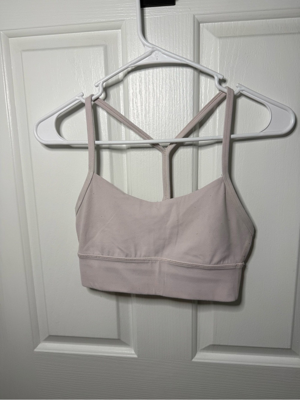 lululemon athletica Light Mauve Y Flo Sports Bralette size 4
